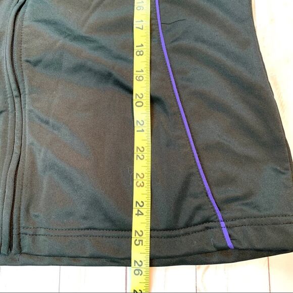 HP🏆 Vintage 90’s Y2K Fila Women’s Black Track Jacket Size Large - Picture 6 of 8